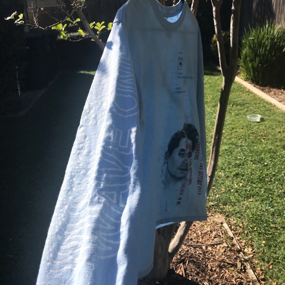 John Mayer The Search For Everything Album Light Blue Long Sleeve Tee - Picture 4 of 5